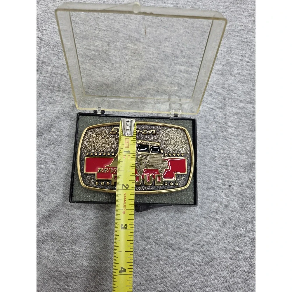 1989 Snap-on Drivin Proud Truck Belt Buckle New in Box